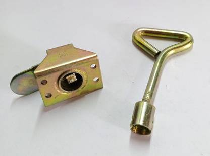 Hardware MS Panel Lock Socket Key (1 Set) Square Shape Lock