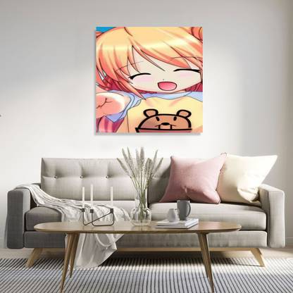 Decorative Framed Canvas Wall Art Decoration Anime Yo Digital Print Poster N&WCP-4054 Canvas Art