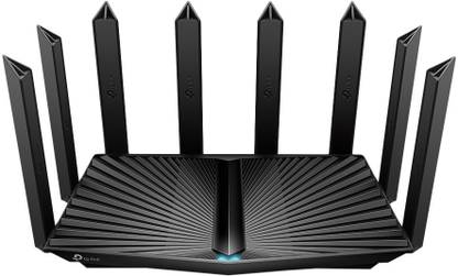TP-Link Archer AX90 MU-MIMO Gigabit Wi-Fi 6 Broadcom NitroQAM Wireless Router 2.4 GHz, 5 GHz 6600 Mbps Wifi Speed Tri Band External Antenna Ethernet (Cable Broadband)