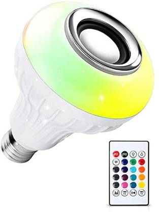 Natation Wireless Bluetooth Sensor 12W Music Multicolor LED Bulb with Remote Controller Smart Bulb