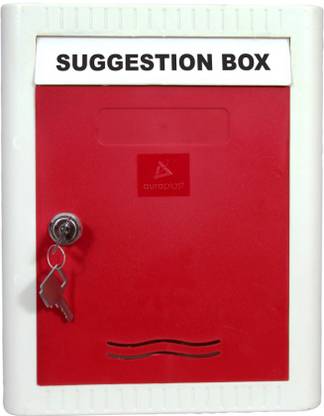 AURA PLAST Key lock Wall Mounted Suggestion Box Suggestion Box