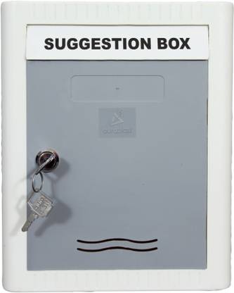 AURA PLAST Key Lock (Grey Color) Plastic Suggestion Box Suggestion Box
