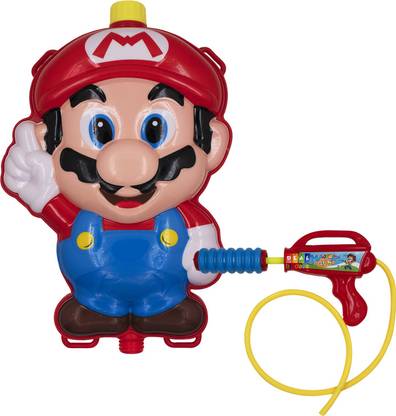 DEALbindaas Super Mario Tank Holi Water Gun Toy Pichkari Pump Tank with High Pressure & Back Pack | Holi Pichkari For Kids|Pichkaaree|3-6 Yrs Water Gun