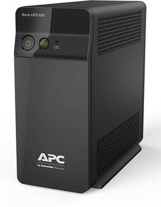 APC BX600C-IN 230 V Line-interactive Tower Model UPS with Overload Protection 3 Outlet Plugs