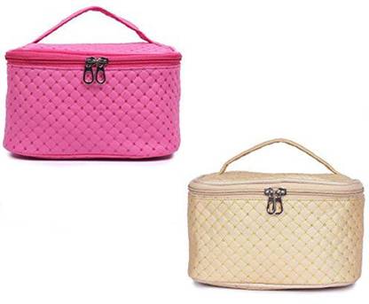 N A PURSE Pack of 2 Women vanity box Cosmetic case for girls Mekeup and jewellery Vanity Box Mekeup Storage box Vanity Box