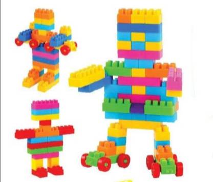 Montez Chuk Chuk Train Block Building Set For Kids