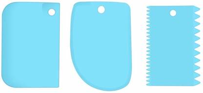 Bakers cutlery 3-PCS Cake Smoother & Polisher Set Baking Smoother & Polisher