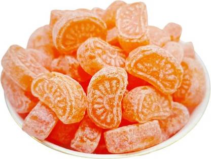 ORGANIC NATURE Orange Candy (Narangi Flavour) (400 Gram) Orange Candy