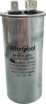 Whirlpool Original 50 MFD Capacitor For Air Conditioner Power Capacitor