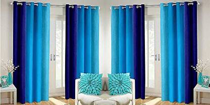 JAI AMBEY HANDLOOM DORE CURTAN 210 cm (7 ft) Long Door Polyester Room Darkening Curtain (Pack Of 4)