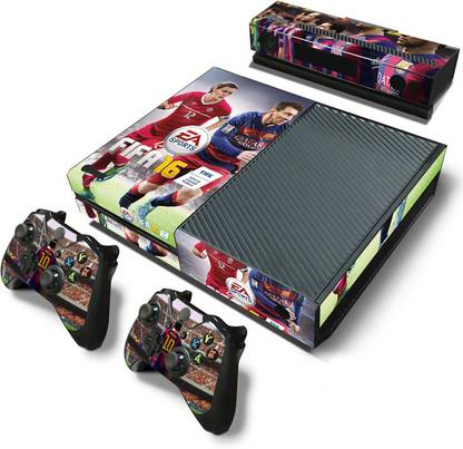 Ridhaan Collection FIFA 16 Design Xbox One Skin Sticker for XBOX One Console,2 Controllers and Kinect  Gaming Accessory Kit