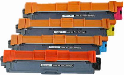 FINEJET TN-261 Toner Cartridge Set Compatible for Brother TN-261 HL-3140CW, HL-3150CDN, HL-3150CDW and HL-3170CDW, MFC-9130CW, MFC-9140CDN, MFC-9330CDW and MFC-9340CDW Black + Tri Color Combo Pack Ink Cartridge