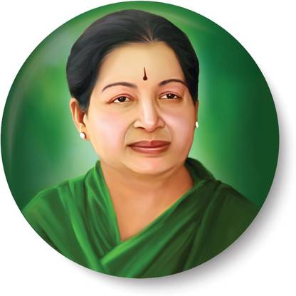 PEACOCKRIDE Jayalalithaa I Amma I AIADMK I Fridge Magnet Pack of 1