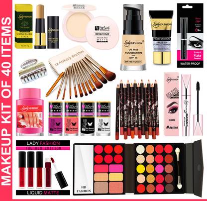 HD Fashion Professional Makeup Kit of 40 Items 2602202108