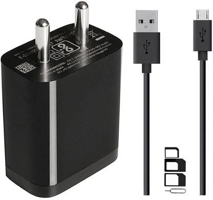 Siwi Wall Charger Accessory Combo for Mi | Xiaomi Redmi 7 | Xiaomi Redmi 7 Pro | Xiaomi Redmi 7A | Xiaomi Redmi Go | Xiaomi Redmi Note 4 | Xiaomi Redmi Note 5 Charger Original Adapter Like Wall Charger | USB Charger | Mobile Power Adapter | Fast Charger | Android Smartphone Charger | Battery Charger | High Speed Travel Charger With 1 Meter Micro USB Cable | Charging Cable | Data Cable
