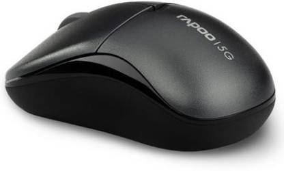 RAPOO 1090p Wireless Optical Mouse (Black) Wireless Ambidextrous Optical Mouse  with Bluetooth