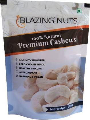 Blazing NATURAL PREMIUM CASHEWS 750GM Cashews