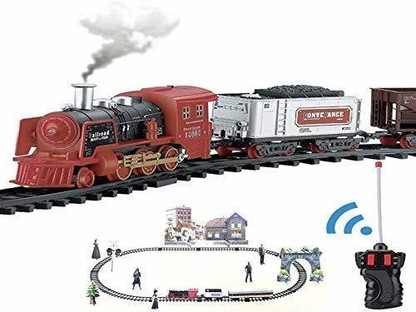 Toy train with smoke and sound clearance