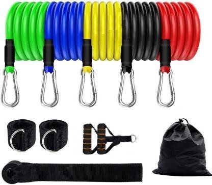Shopeleven Resistance Band Set in Air Tight Container, Toning & Resistance Tube Resistance Tube