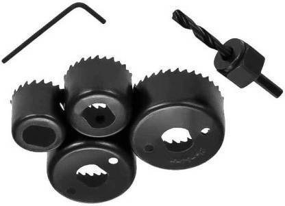 Tulsway hole saw 6 pcs tool kit for drilling wood Hole Saw Kit Cutter Set of 6 Pcs 1-1/4 to 2-1/8 can be used in drill machine Rotary Bit Set