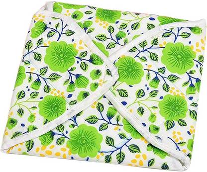 Gambit Square Hygienic Roti/Chapati Multi Print Design Cover Floral Print Roti Square Disk Cover