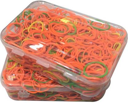 SMKT Rubber Bands Multicolor 1inch Size | set of 2 packet 900 pic in each packet Rubber Band