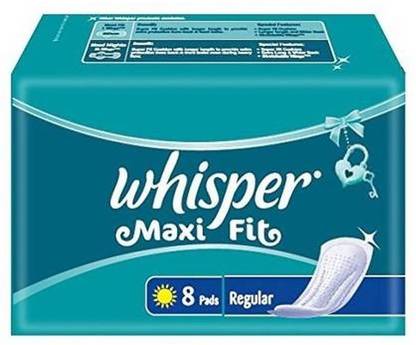 Whisper 8 Maxi Fit Regular Sanitary Pads Sanitary Pad