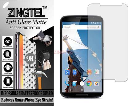 ZINGTEL Impossible Screen Guard for MOTOROLA NEXUS 6 (Shatterproof Matte)