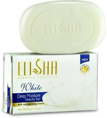 ELISHA White Soap with moisture cream(40gm)