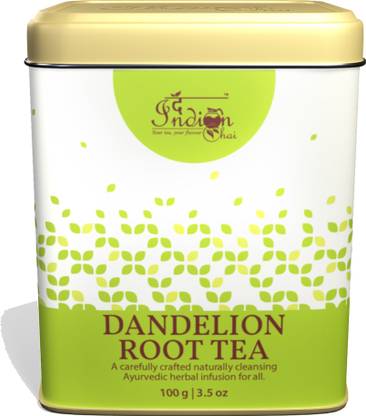 The Indian Chai Dandelion Root Tea for Cleansing Liver, Supports Kidney Function and Digestive Health Unflavoured Herbal Tea Tin