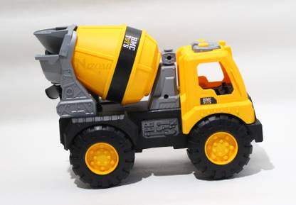 Nizomi Unbreakable Construction Cement Mixer Toys With Frictionpower Made in Safe Non-Toxic QC Pass Toys, Best Pull Back Vehicle Toy In Birthday Gift Toys For Boys / Girls