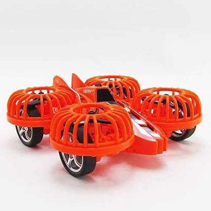 Vibgyor Products Terminator Car Friction Powered Quad-Copter die cast Model car Toy
