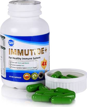 smithways Immutide Plus - 20 Mineral & Vitamins For Strong Immune System - 60 Cap