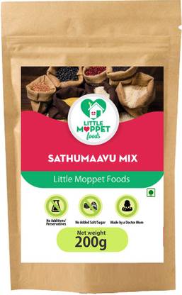 My Little MOPPET Sathumaavu Health Mix For 6+ Months Babies - Healthy Wholesome Food Cereal