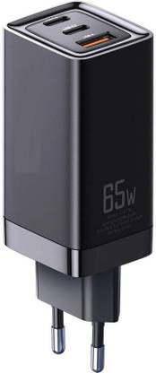INICIO 65 W 3 A Wall Charger for Mobile with Detachable Cable