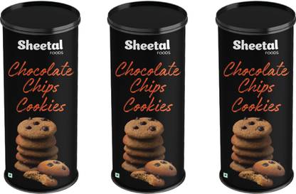 Sheetal Chocolate Chips Cookies Combo Pack Of 3 (170gm X 3) Cookies Biscuit