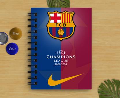 DI-KRAFT FCB printed Regular Notebook A5 Notebook Unruled 160 Pages