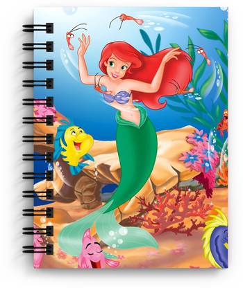 DI-KRAFT Fish Printed Regular Notebook A5 Diary Unruled 160 Pages
