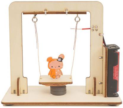 KitsGuru DIY Electromagnetic swing Toy and Science Experiment Kit Educational Electronic Hobby Kit