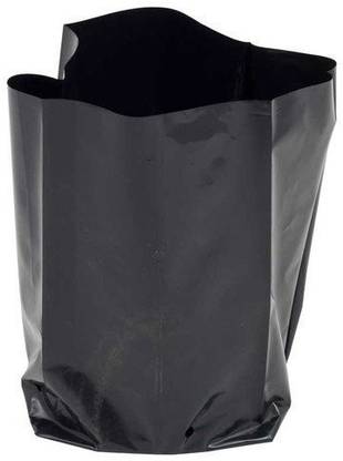 Go Garden Plastic UV Protected Poly Grow Nursery Plant Bags , Plant Container , Grow Bags for Home Garden (Black , 8 x 10 inch) Pack of 300 QTY BAGS Grow Bag