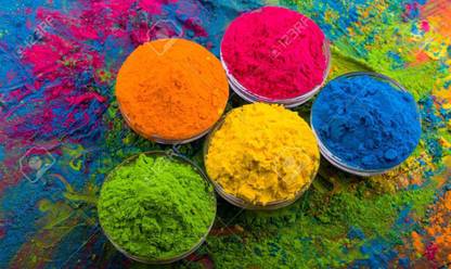 M.E. M.E. Holi ke Rang (Pack of 2) Holi Color Powder Pack of 8