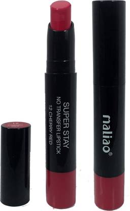 maliao Super Stay Non Transfer Lipstick Cherry Red Color