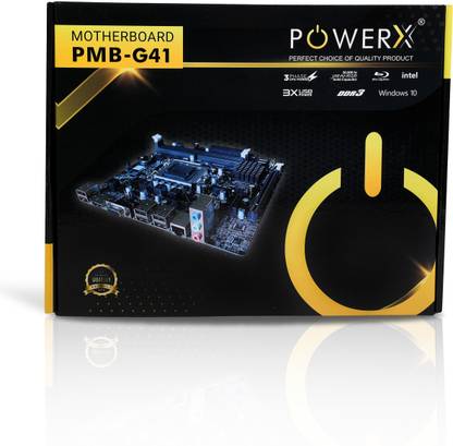 powerx PMB-G41-DDR3 LGA 775Socket Mini-ITX Intel H81 Express Chipset DDR3 Motherboard for Desktop