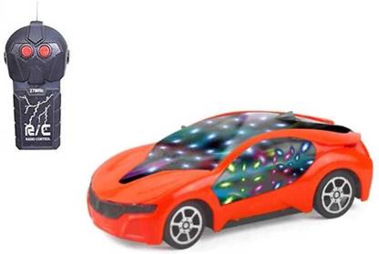 Goods collection BEST TOYS 3D LED Light Fast Modern Car with Remote Control