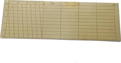 Simrah DIAGONAL SCALE WITH 1/20 SCALE Ruler