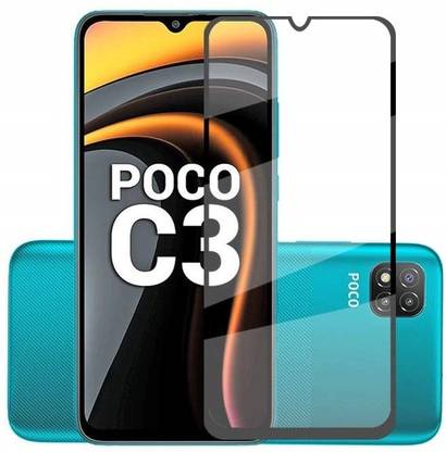 NKCASE Edge To Edge Tempered Glass for POCO C51, POCO C50, POCO C31, Mi Redmi 11 Prime, Mi A1, Redmi 10A, Redmi 9A Sport, Redmi 9 Activ, Redmi 9A, Redmi 9, Redmi 9i, Mi Redmi 9 Prime, Poco M23