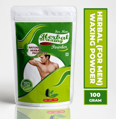 Natural Herbal Products Men Flavour Painless Instant Waxing Powder Hair Removal-Legs-Private Part Wax
