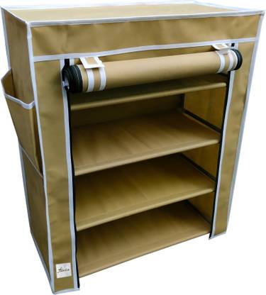 Raunak 4 shelf Metal Collapsible Shoe Stand