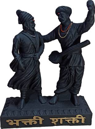 S A Gifts Sai Amrut Bhakti Shakti Resine Shivaji Maharaj and Shant Tukaram Maharaj Idol/Murti for Office and Home Decore Decorative Showpiece  -  22 cm