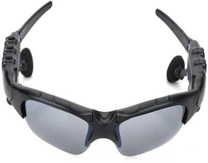 Alchiko Best Superior Sound Quality Powerful Foldable Adjustable Polarized Lenses Sunglass With Rechargeable Battery Noise-Cancelling Features Built-in Microphone Connects With All Smartphones